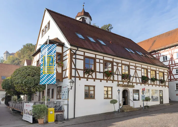 Отель Hotel-restaurant Straussen Харбург